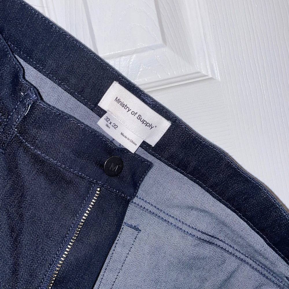 Ministry of Supply Chroma Denim Jeans (Dark Wash)